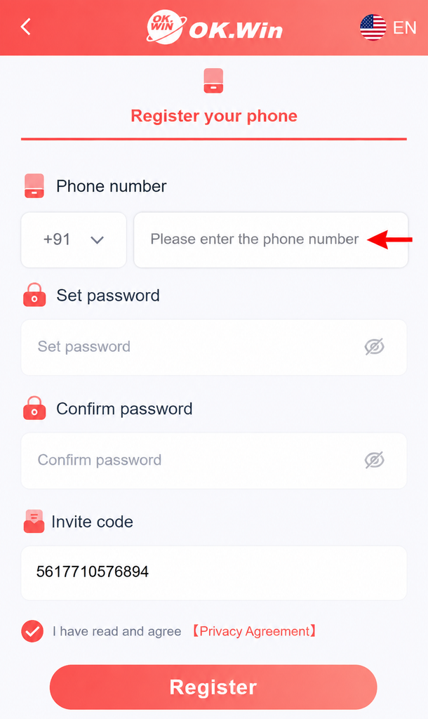 OK WIN Register